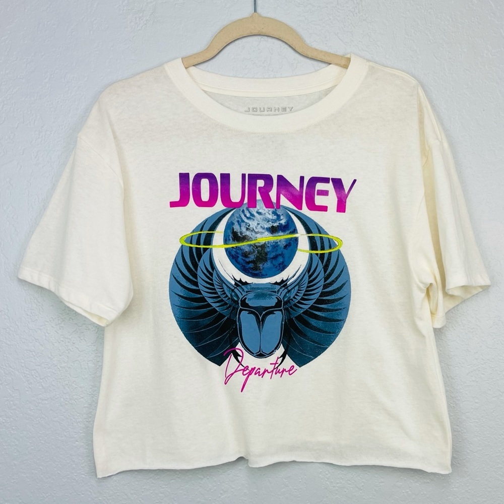 NWOT JOURNEY DEPARTURE COTTON GRAPHIC TEE